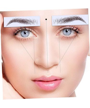 Balacoo 5pcs Eyebrow Stickers Black Stickers Authentic Eyebrows Makeup Brow Sticker Miss Natural Blush - Buy Online on GoSupps.com