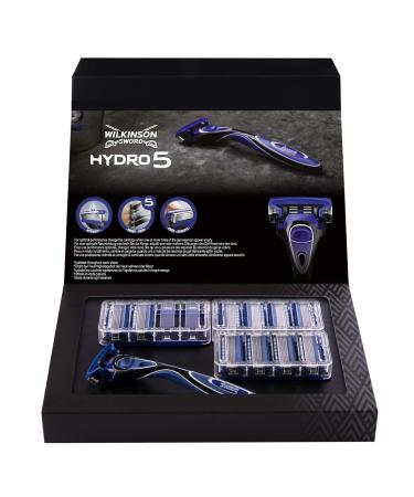 Buy Wilkinson Sword Hydro 5 Men's Razor Starter Set - 10 Blades Blue | International Shipping Available - Buy Online on GoSupps.com