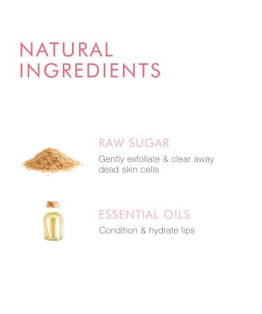 Beauty For Real Lip Revival Spearmint - Organic Exfoliating & Hydrating Sugar Lip Scrub for Dry Chapped Lips - Vegan Essential Oils - 0.15 oz - Buy Online on GoSupps.com
