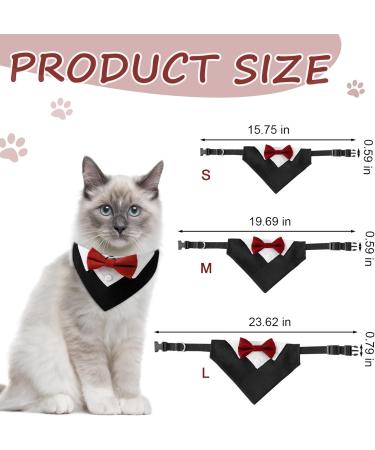Buy Hacraho Formal Red Dog Smoking Band - Cotton Wedding Collar with Bowtie for Dogs & Cats | Perfect Pet Accessory - Buy Online on GoSupps.com