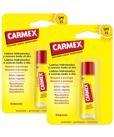 Carmex Carmex Lip Balm Classic Moisturizing Spf 15 2 Units
