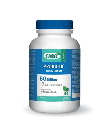 Laboratoire Suisse Probiotic XF Healthy Gut Flora 50 Vegetal Capsules