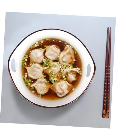 Zerodeko Ramen Bowl Japanese Soup Bowls Japanese Salad Bowl Home Bowl Soup Container Bamboo Hat Bowl Binaural - Buy Online on GoSupps.com