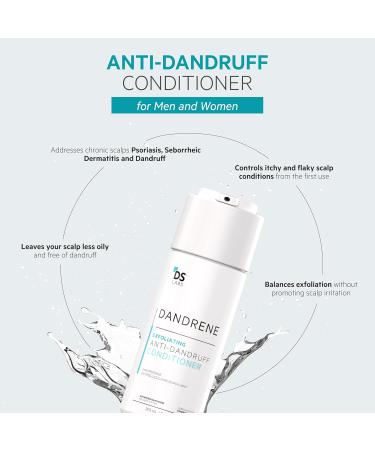 DS Laboratories Dandrene Anti-Dandruff Conditioner | Itchy Scalp Treatment & Moisturizing Cleansing Conditioner for Dry Scalp Seborrheic Dermatitis & Psoriasis - International Shipping Available - Buy Online on GoSupps.com