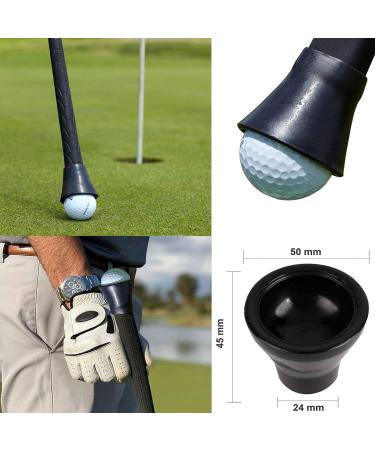 FINGER TEN Golf Ball Retriever Suction Cup Picker 2 Pack - Durable Rubber Golf Ball Pick-up Tool for Golfers - Buy Online on GoSupps.com