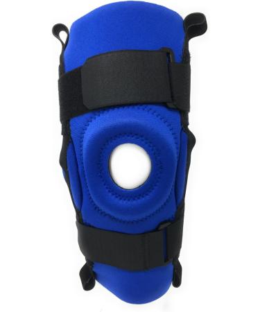 Buy OTC Knee Stabilizer with Hinged Bars - Neoprene Blue 4X-Large | Affordable International Shipping - Buy Online on GoSupps.com