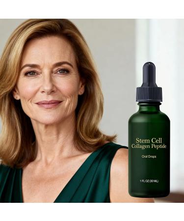 Lotmay Stem Cell Collagen Peptide Oral Drops Natural Hydrolyzed Liquid Collagen Peptides for Lift & Firm Skin (2 Bottle) - Buy Online on GoSupps.com
