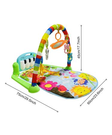 CREPRO Baby Play Mat & Baby Gym Toys  Infant Play Mat and Activity Gym Baby Activity Mat with Music and Lights  Kick & Play Piano Gym Tummy Time Padded Mat for Newborn Toddler for Christmas Toys Gift - Buy Online on GoSupps.com