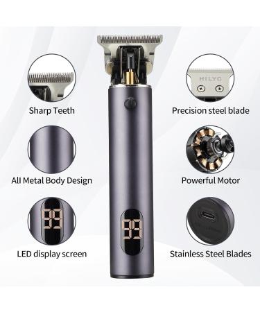 Professional Men's Hair Clippers | Cordless Zero Gapped Trimmer & Grooming Kit | Rechargeable Beard Trimmer with LED Display - Buy Online on GoSupps.com