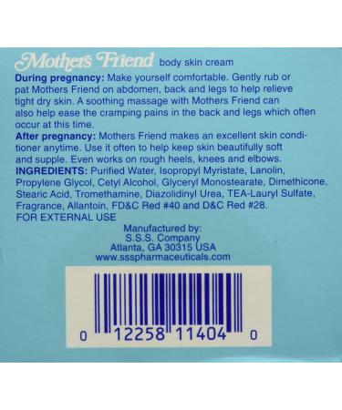 Mothers Friend Body Skin Cream 4 oz (Pack of 8) - Buy Online on GoSupps.com