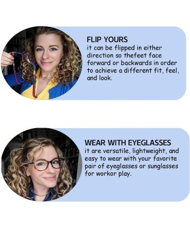  Square Headbands for Women & Men - 3 Piece Invisible Hair Ties for Curly & Thick Hair - Stylish Hair Bands for Sunglasses  - Buy Online on GoSupps.com