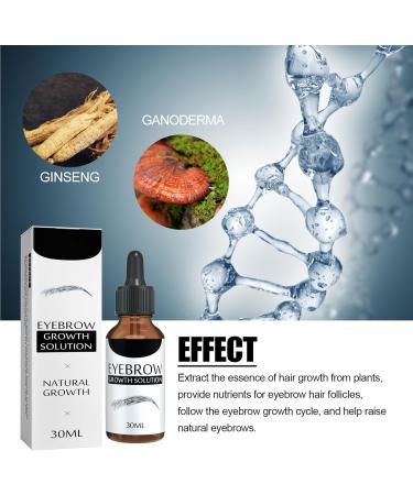 KOAHDE Eyebrow growth serum serum for eyebrow growth 30 ml natural liquid intensive and gentle black moisturizing - Buy Online on GoSupps.com