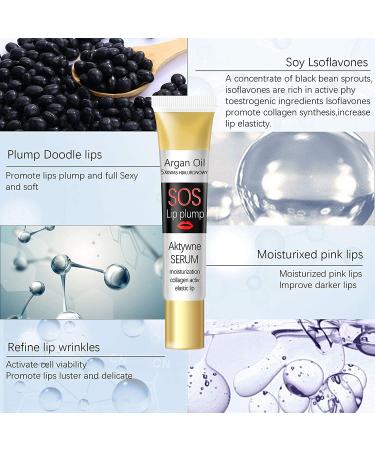 2PC Lip Plumper Set - Instant Volumizing Collagen Gloss for Enhanced Lip Elasticity & Moisture - Buy Online on GoSupps.com
