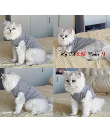 3pcs Dog Shirts Pet Clothes Set for Small Dogs and Cats - Sleeveless Puppy Vest T-Shirt Costumes in Medium Black+Grey+Red - Buy Online on GoSupps.com