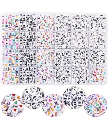UOONY 8800pcs Beads Kit for Bracelet Making & Crafts - Glass Seed Beads, Letter Beads, Crystal String, Elastic String - Buy Online on GoSupps.com