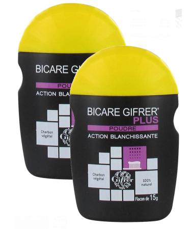 Gifrer Bicare Plus Vegetable Charcoal Powder 60 g Pack of 2 x 60 g