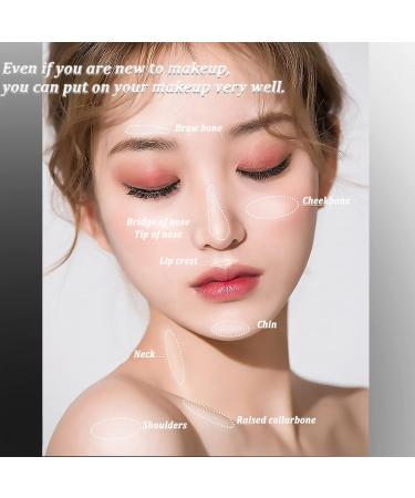 Blushers for Cheeks Make Up Highlighter Palette 3-tone Blusher for Warm Glowing Highlighter Makeup Contour Palette With Mirror & Brush For Highlighting and Contouring(02) 02 120 g (Pack of 1) - Buy Online on GoSupps.com