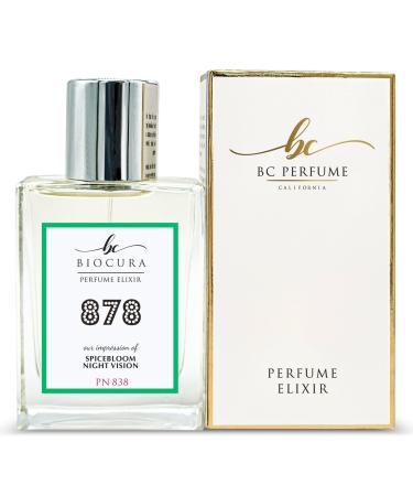 BC Perfume 878 Inspired by Spicebloom Night Vision For Men Fragrance Dupes Eau de Parfum Bottle 1.7 Fl Oz/50ml