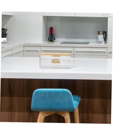 Mikikit Egg Storage Box Egg Holder Refrigerator Transparent Egg Racks The Pet Tray Drawer re-usable As Shown 32.00X13.90X10.20CM - Buy Online on GoSupps.com