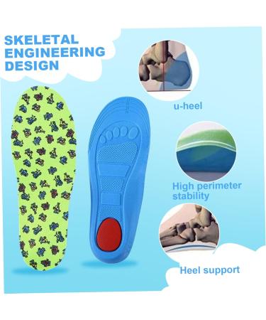 Buy Kids Shoe Inserts - Breathable Insoles for Flat Feet Arch Support for Sneakers Size 19-23 1 Pair - Buy Online on GoSupps.com