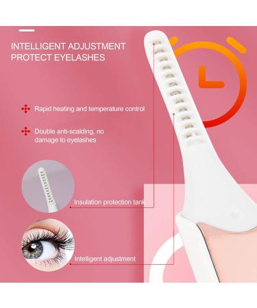 Glomora Electric Heated Eyelash Curler Long-Lasting Digital Display Electric Lash Curling 360 Degrees Stylish Design for Beautiful Eyes - Buy Online on GoSupps.com