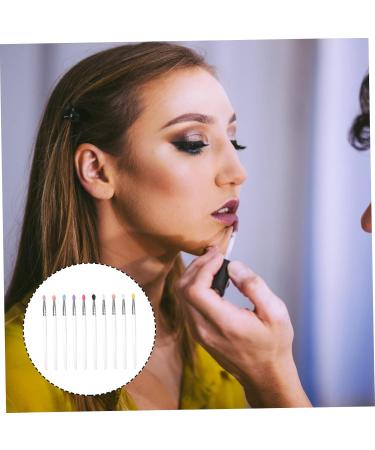 BELLIFFY 10pcs Eye Shadow Brush Makeup Brush Exfoliating Lip Brush Women Eyeshadow Brush Eyeliner - Buy Online on GoSupps.com