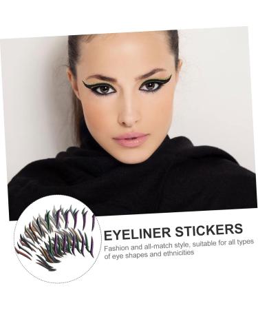 Healvian 80 Pairs Eyeliner Eyelid Line Stickers Invisible Eye Line Strips Glitter Stickers Stiker Plastic - Buy Online on GoSupps.com