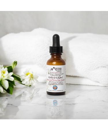 Rise and Shine Day Face Serum All Natural Anti-Aging serum designed for mature skin with Hyaluronic Acid 1oz 1 oz