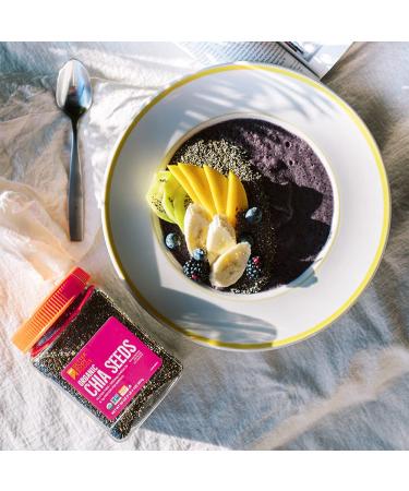 BetterBody Foods Organic Chia Seeds - 2 lbs Non-GMO, Gluten-Free, Omega-3 & Keto Friendly - Buy Online on GoSupps.com