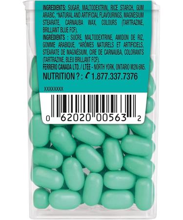 Tic Tac Mints Wintergreen Mint Candy 29g Singles 12 Count Bulk Candy Mints Ideal Stocking Stuffer Wintergreen 12 Count (Pack of 6) - Buy Online on GoSupps.com