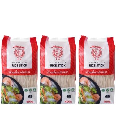 Golden Lion Rice Stick (1mm) 400g - (Pack of 3)