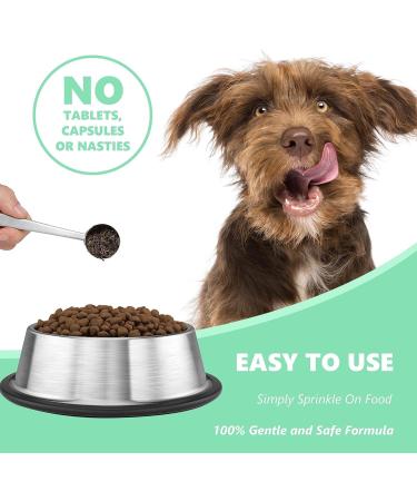 Pets Purest Plaque Off Powder - 185g | Natural Tartar & Plaque Remover for Dogs & Cats | Bad Breath & Gum Disease Prevention | Dental Care Formula - Buy Online on GoSupps.com