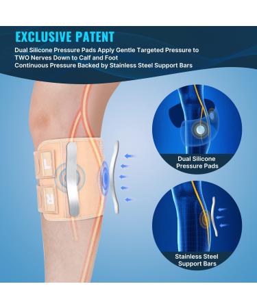 Geno Sciatica Pain Relief Brace 2023 - Dual Pressure Pads for Maximum Lower Back Pain Relief - FSA/HSA Eligible - Beige - Buy Online on GoSupps.com