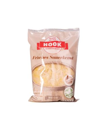 HOOK - Fresh Sauerkraut 5 x 500 g bags