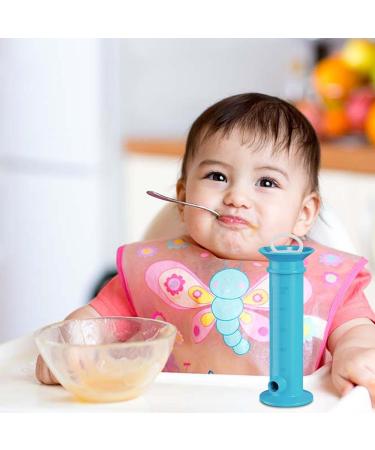 Fruit Squeeze Puree Filler | 7.32-inch Filler with Reusable Wrappers - Reusable Baby Food Bag Filler Solid Color Leak-Proof for Bags and Cases - Buy Online on GoSupps.com