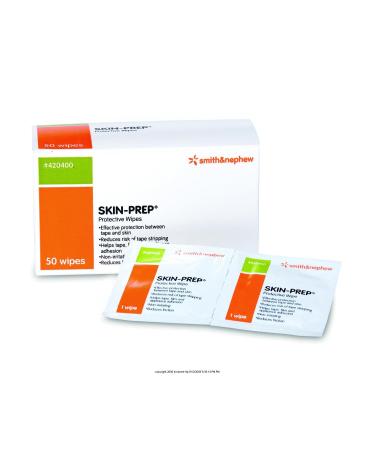 Smith & Nephew Skin-prep Protective Dressing Wipes - Box of 50