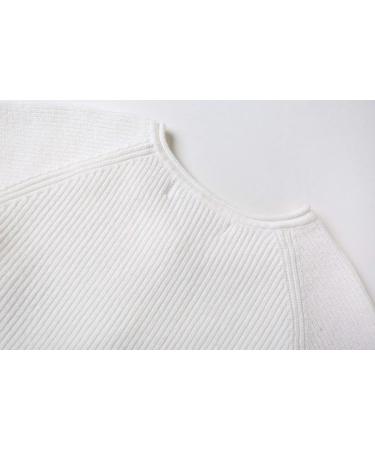 SMILING PINKER Toddler Girls Knit Cardigan | Soft & Warm Sweater with Pockets | 12-24 Months, White - Buy Online on GoSupps.com