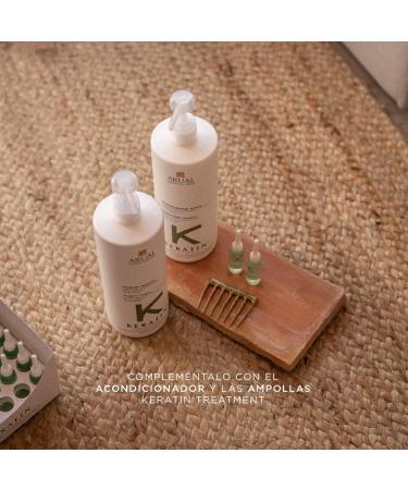 ARUAL Shampoo keratine behandeling 1000 ml - Buy Online on GoSupps.com