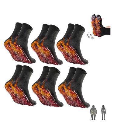 Alvo feet socks alvo feet socks for varicose veins Alvo socks Alvo feet Tourmaline socks alvo feet compression socks alvo feet socks for women (black 6 pair)