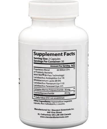 Dr's Nature & Nutrition Probiotic 60 Billion CFU Several Clinically Studied Strains Digestive & Immune Support 60 Veggie Capsules - Buy Online on GoSupps.com
