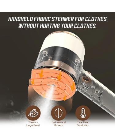 Portable Mini Ironing Machine Handheld Garment Steamer Travel Mini Steam Iron Fast Preheating Steam Dry Ironing for Home and Travel Finest Gift Choices (Beige) - Buy Online on GoSupps.com