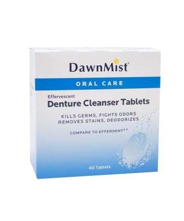 Dukal DEN6283 Dawn Mist Denture Cleanser Tablet 40 ct. Pack of 960