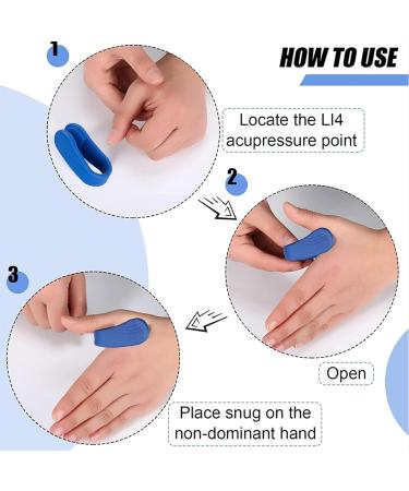 Jasminum 4-Piece Acupressure Clip Set | Portable Finger Massage Tools for Pain Relief & Relaxation - Buy Online on GoSupps.com