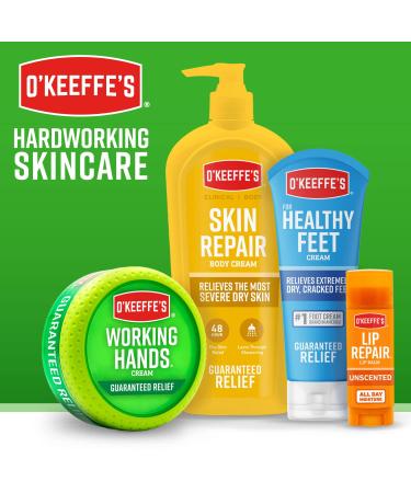 O'Keeffe's Skin Repair Body Lotion 12 oz - Dry Skin Moisturizer Pump Bottle - 1 Pack - Buy Online on GoSupps.com