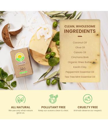 Earthmade Assorted Natural Soap Bars - KINA & BLACK SEA Combo (6oz Each) - Eco-Friendly & Handmade International Shipping - Buy Online on GoSupps.com