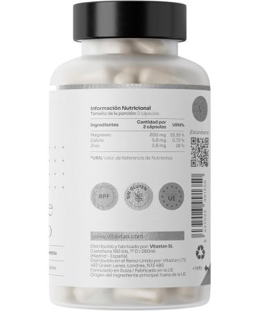 Magnesium Vitastan 180 - Magnesium Citrate 1000 mg - 6 months supply - High dose of elemental magnesium - Sports supplement - Helps electrolyte balance - Buy Online on GoSupps.com