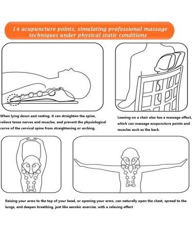 Awoyep Back Massager - Trapezius Massage Device for Neck & Shoulder Relaxation | Upper Back Alignment Cushion (Color A) - International Shipping Available - Buy Online on GoSupps.com