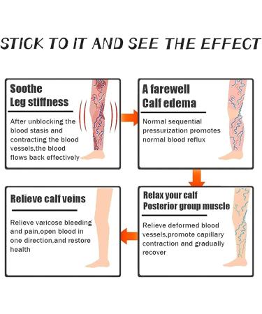 ANRUI Vein-Free Herbal Patch for Varicose & Spider Vein Removal - 2 Boxes (24 Pieces) - Relieve Leg Fatigue Instantly - Buy Online on GoSupps.com