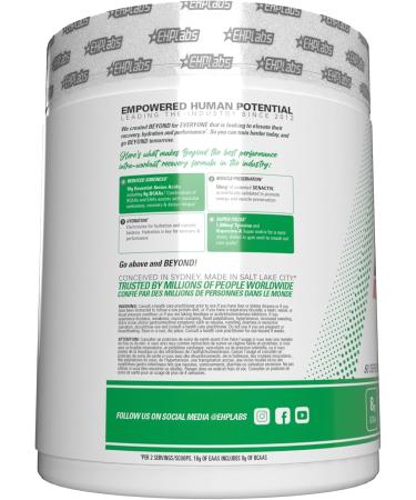 EHP Labs Beyond BCAA Powder - 10g Essential Amino Acids for Post Workout Recovery - 60 Servings Kiwi Strawberry - Best BCAA Supplement for Muscle Recovery - Buy Online on GoSupps.com