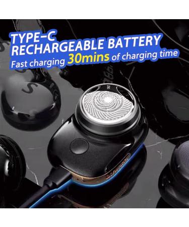 Mini Electric Shaver - Waterproof Stainless Steel & ABS Razor for Men | Low-Noise Wet & Dry Electric Shaving - Buy Online on GoSupps.com